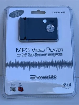 Ematic 8GB Video MP3 Player with 2.4-Inch LCD and 5MP Digital Camera - Image 1 of 2