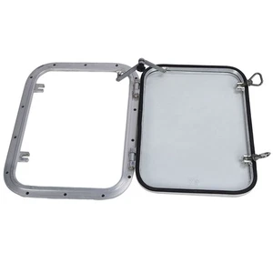 Boat Window Rounded Corner Square Heavy Duty Adjustable Waterproof Marine - Picture 1 of 22