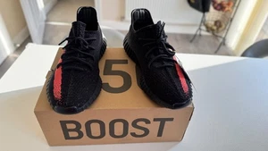 Adidas Yeezy Boost 350 V2 Core Black Red (2023) UK 11.5 - Picture 1 of 5