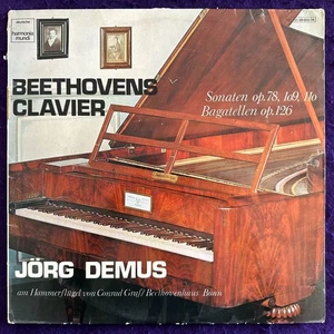 JORG DEMUS Beethovens Clavier Sonaten Bagatel 2LP / Harmonia Mundi 1C 151 99 655 - Imagen 1 de 10