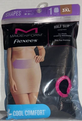 Nuevo En Paquete ~ Mujer Negro Maidenform Flexees Medio Slip, Panty Talla 3XL Foto 1 de 4
