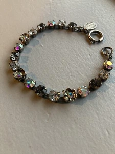 Vintage Catherine Popesco Swarovski Crystal And Floral Bracelet. Rare Cert.Incl. - Picture 1 of 10