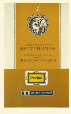 Ludwig Van Beethoven - Karajan - Symphony No. 5 / Favorite Overtures - Cassette - Image 1 of 4