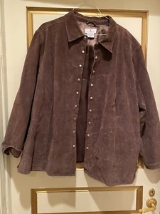 JL Studio Suede Jacket Size 28 Plus size  - Picture 1 of 1