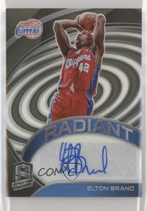 2020-21 Panini Spectra Radiant Signatures /99 Elton Brand #RSI-EBR Auto