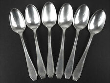 Set 6 x Demitasse Spoons for crafts Milford Silver Co Dover silverplate