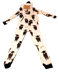 Adult pajama - Cow - Small - *New With Tags* - Picture 1 of 6