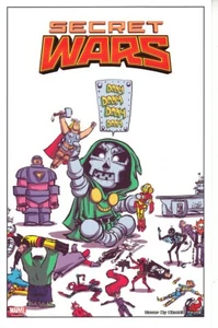 Secret Wars Skottie Young Marvel Comics 2015 San Diego Comic-Con SDCC impresión artística - Imagen 1 de 1