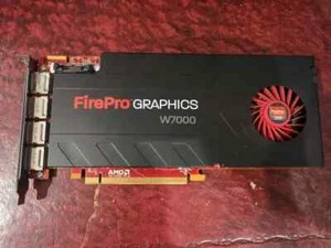 AMD FirePro Graphics W7000 Graphics Card 4GB 4K GDDR5 4x DisplayPort DP - Picture 1 of 6