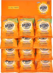 Jacob's Mini Cheddars Original, kartonierte Päckchen, 12 x 35g Päckchen - Bild 1 von 1