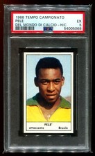 *EXTREMELY RARE* 1966 Tempo Campionato Del Mondo di Calcio Pele PSA 5 POP=4