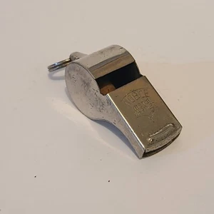 Vintage NOBLE Metal Police Whistle Made in Japan - Picture 1 of 5