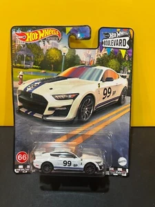 1/64 HOT WHEELS BOULEVARD REAL RIDERS PREIMUIM #66 20 FORD SHELBY GT500 MUSTANG - Bild 1 von 2