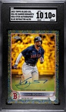 2022 Topps Gilded Gold Etch Auto Xander Bogaerts Blue Refractor #GEA-XB 46/50