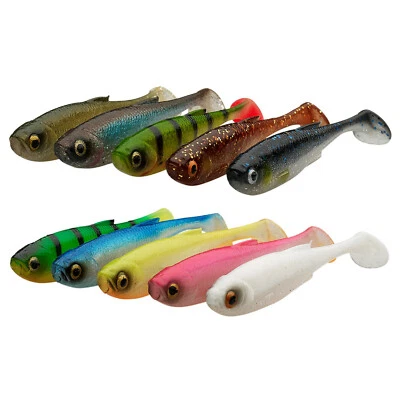 Savage Gear Craft Shad 7,2cm 8,8cm 10cm Clear / Dark Water Mix Pack Gummifisch - Bild 1 von 4