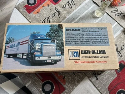 Weil McLain Contractor Collection No 9 Blue 1954 GMC Great Dane Tractor Trailer - Image 1 of 4