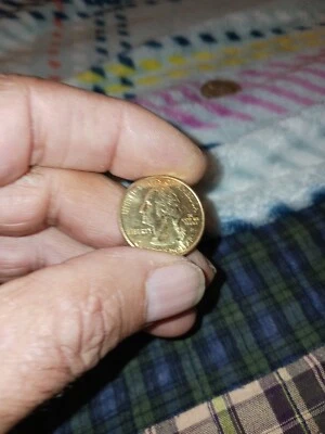 2006 D Nevada Gold Plated Quarter Dollar Silver State 1864 - Image 1 of 3