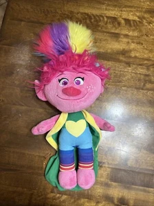 Trolls Princess Poppy II Dreamworks 22" Stuffed Plush Doll Rainbow - Picture 1 of 4