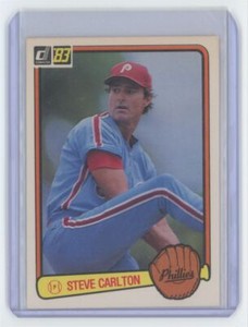 1983 DONRUSS STEVE CARLTON PHILADELPHIA PHILLIES #219