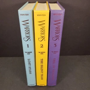 Warriors The Broken Code Set of 3 Volumes 1, 2 & 3 Erin Hunter Hardcover - Picture 1 of 9