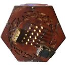 1859 Atq George Case Boosey & Sons Holles St Rosewood Concertina nummeriert 2048