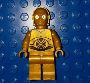 LEGO® Star Wars C3PO Minifigure Dark Pearl Gold Minifig C-3PO Original droid - Picture 1 of 3