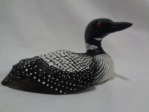 Beautiful Common Loon Hen Bird Waterfowl Sauvagine French Canadian 6 inch - Picture 1 of 10