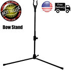 1X Bow Stand Archery Recurve Bow Holder for Hunting Shooting Outdoor Sport Black