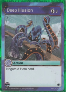 1 x Bakugan Battle Brawlers Deep Illusion Action Card - ENG 6 RA BB New - Picture 1 of 1