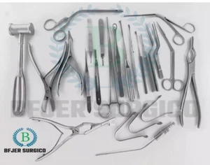 Septoplasty Surgery Instruments Set of 23 ENT Surgical Instruments MI - Picture 1 of 4