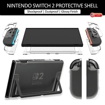 NINTENDO SWITCH 2 Dustproof Shockproof Protecting Shell Joy Con Cover Hard Case - Image 1 of 4