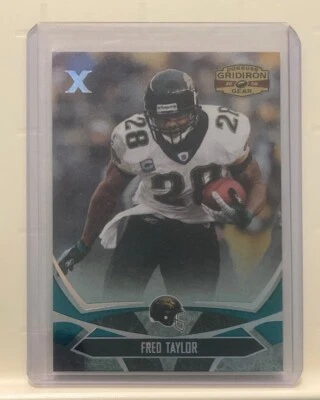 2008 Donruss Gridiron Gear Silver Xs #47 Fred Taylor #72/250 - Image 1 of 2