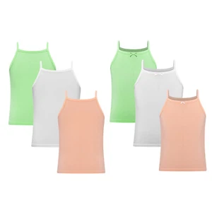 Kids Girls Camisole Undershirt Tank Tops Training Vest Solid Color Underwear - Picture 1 of 131