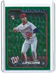 Trey Lipscomb 2024 Topps Actualización US143 Lámina Verde/499 Nacionales RC - Imagen 1 de 2