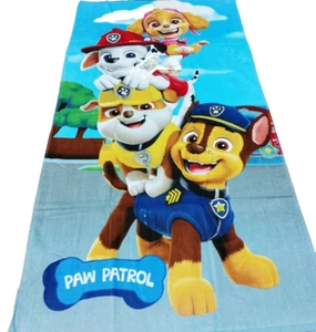 Paw Patrol - Handtuch- 70 x 140 cm 100% Baumwolle Neu mit Etikett # - Bild 1 von 2