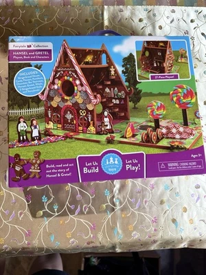 STORYTIME TOYS  HANSEL AND GRETEL BOOK AND PLAYSET Center Cardboard NEW Station - Image 1 of 4