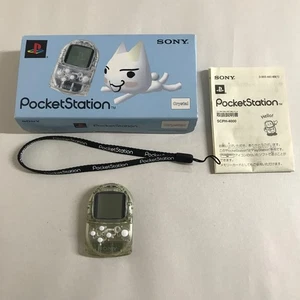 PocketStation Crystal SCPH-4000c per PS1 Japan Import in scatola con batteria nuova - Foto 1 di 17