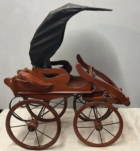 Vintage Old West Wood & Metal Horse Carriage Stagecoach Model 36” X 24” - Picture 1 of 8
