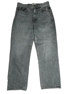 Slvrlake Women’s Jeans Size 29 Gray London Crop High Rise 100% Cotton 27" USA - Picture 1 of 17