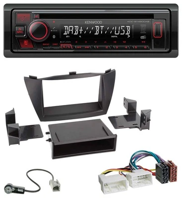 Kenwood MP3 CD USB Bluetooth DAB Autoradio für Hyundai ix35 (LM, 2010-2013) - Bild 1 von 4