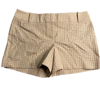 Nuevo con etiquetas Pantalones Cortos Ann Taylor Loft Para Mujer’s 8 Beige Rosa Lunares Chino Verano Genial Foto 1 de 4