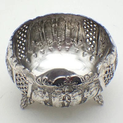 Cuenco diseño figurativo zoroástrico persa 910 plata Foto 1 de 4