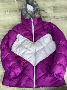 Columbia Youth Arctic Blast Coat Girls Large 14/16 Insulated Pink Winter Jacket - Picture 1 of 11