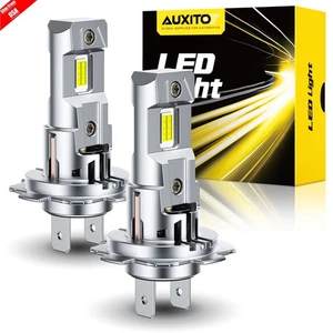 AUXITO H7 LED Headlight Bulbs Kit 6500K White High Low Beam Light Super Bright - Picture 1 of 26