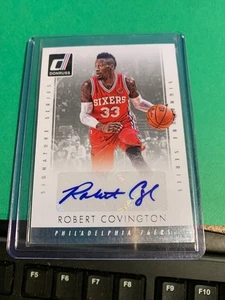 2015-16 DONRUSS SIGNATURE SERIES ROBERT COVINGTON AUTOGRAPH ~ #SS-RC SIXERS - Picture 1 of 1