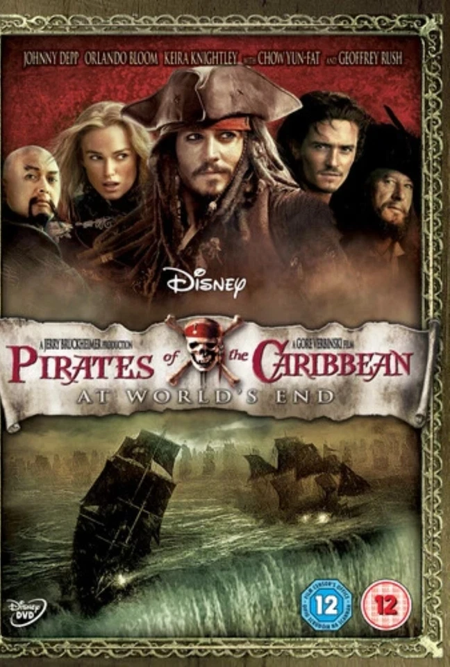 Pirates of the Caribbean: At World's End DVD (2010) Disc Only No Case/Cover  - Image 1 of 1