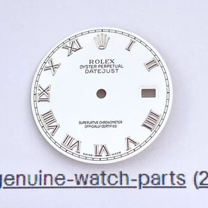Rolex Datejust genuino 36 mm 116200 116234 esfera blanca Cal 3135 3035 caballeros romanos - Imagen 1 de 3