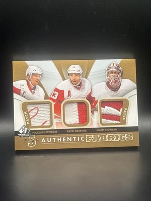 2012-SP Game Used Hockey AF5-Det Lidstrom Datsyuk Zetterberg Howard Franzen /9 - Image 1 of 4