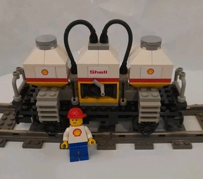 LEGO Shell Tanker Wagon Railway ( 7813) Complete with Instructions Vintage VGC - Image 1 of 4