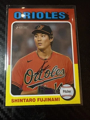 2024 Topps Heritage - Short Print Shintaro Fujinami #29 - Image 1 of 2